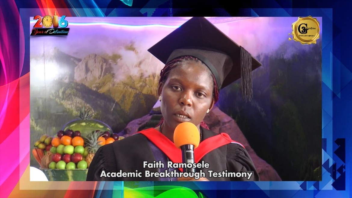 3G MINISTRIES SCHOLARSHIP BENEFICIARY